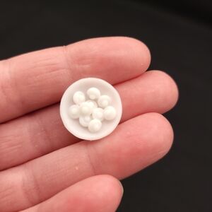 Mushroom Bowl 3D Resin Print 1:12 Dollhouse Miniatures